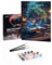 Bougimal Peinture par Numéro Adulte popularité avec Pinceaux et Acryliques Bricolage Peintures Kits, pour la Décoration Intérieure maison, Arbre, 28x35cm(Avec Cadre)