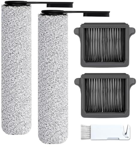 Ytaland - Ricambi accessori per Tineco Floor One S7 Pro, 2 spazzole + 2 filtri