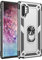 Kainevy Case for Samsung Galaxy Note 10 Plus with Metal Stand, Extremely Robust Samsung Note 10 Plus Case, Shockproof Black, Military 360 Degree Case for Girls Boys (Silver)