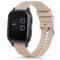 Oumida Armband für Garmin Venu Sq Music Armband für Damen und Herren, Verstellbarer klassischer Sport Ersatzarmband mit Garmin Venu Sq 2 Music/Venu Sq 2 /Venu Sq/Venu/Venu 2 Plus (Milchtee Farbe)