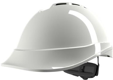 MSA V-Gard 200 Schutzhelm, leicht, robust, komfortabel, sicher weiss material Acrylnitril-Butadien-Styrol