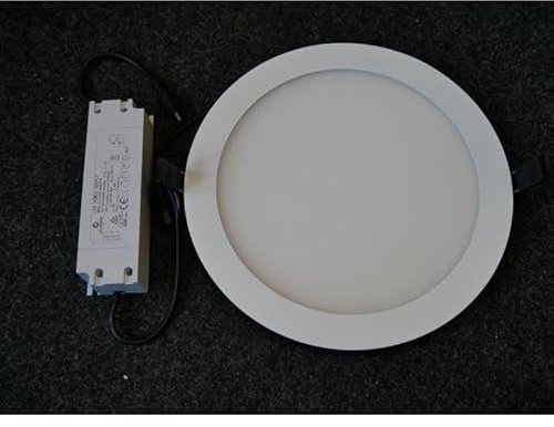 Be-led - Plafonnier encastré LED 30W Ø 300mm 4000K 2360lm 110° non-dimmable IP44 downlight blanc ultra-plat fixe Panneau LED MB EXPERT