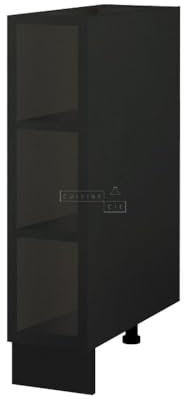 Cuisineandcie - Range bouteille Lovia Noir Mat L 20 cm