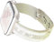 Jullstar Bling Starlight - Correa de metal compatible con Apple Watch para mujer, color blanco, 38 mm, 40 mm, 41 mm, elegante pulsera de acero inoxidable de dos tonos para iPhone Watch Series Ultra SE