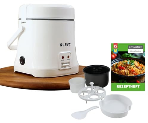 Livington Klevacooker – 10-in- 1 Multicooker- Multikocher - Reiskocher, Dampfgarer, Eierkocher & mehr - Automatische Temperaturregelung - Inkl. Dampf & Eierkocher Einsatz