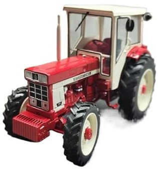 Veicoli Proporzionali 1:32 Per IH 1046 Trattore Macchinari Agricoli Modello Veicolo Retrò Pressofuso In Metallo Auto Classica Antica Mini Modello Di Auto