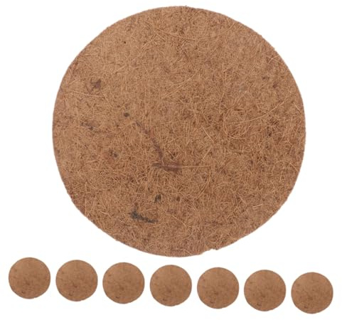 SOIMISS 8stücke Nistmatten aus Kokosfasern für Kleine Vögel Atmungsaktiv und Feuchtigkeitsabweisend Komfortable Eierunterlage für Taubenhäuser Robuste Materialien für Langlebige Nutzung