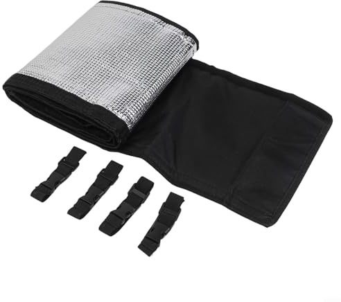 Manchon d'isolation pour tuyau en cuivre CVC – 183 x 25,4 cm – Protection à 3 couches résistante aux intempéries pour systèmes de climatisation, mini-split et de chaleur – 600D Ox