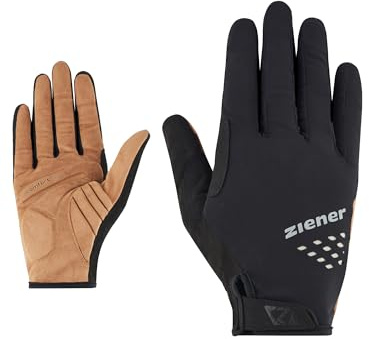 Ziener Erwachsene CALO-Z Fahrrad-/Mountainbike-/Radsport-Handschuhe | langfinger - gepolstert, vegan, Wood, 10, Braun