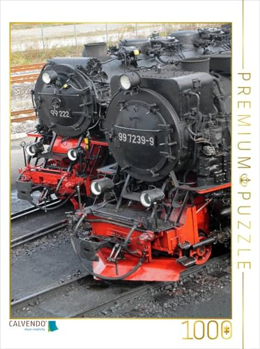 CALVENDO Puzzle Dampfloks | 1000 Teile Lege-Größe 48 x 64 cm Foto-Puzzle für glückliche Stunden
