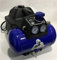 Cevik MBL6V2/1100 Compresseur Michelin 6 litres de chaudière, sans huile, moteur 1,5 hp, bleu et noir, 1,5 HP