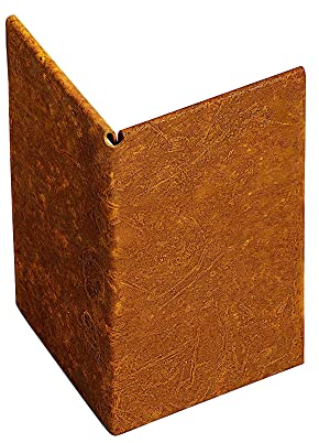 IRKA 1032-003 - Connettore angolare per bordatura di prati e nastri per bordatura - 1 mm - Acciaio corten - per bordatura angolare di letti - altezza 25 cm