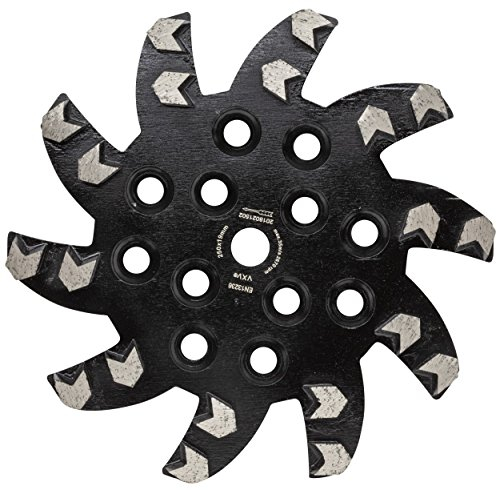 Diamant Stern-Schleifscheibe Ø 250 mm für Einscheibenschleifmaschinen für mittelharte und harte Untergründe und Materialien
