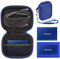 getgear Handy Case for Samsung T7 Touch Portable SSD, T5, Card Reader, USB Hub, Type C Hub, HD Hub, Mesh Pockets, Wrist Strap