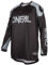 O'NEAL | Jersey | Enduro Motocross | Atmungsaktives Material, Maximale Bewegungsfreiheit, Verlängerter Rücken | Jersey Matrix Ridewear | Erwachsene | Schwarz Grau | Größe S