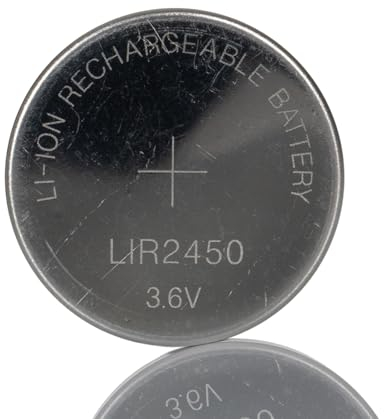 RS PRO LIR2450 Lithium Knopfzellen Akku, ø 24mm 3.6V / 120mAh