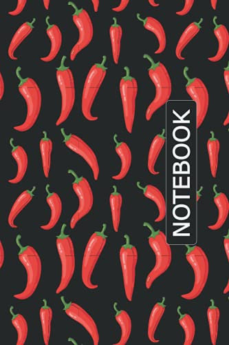 Chili Notebook: Chili Notebook Journal To Write Notes, Password, Notepad, To Do Lists - 6 x 9 Inches - 100 Pages