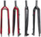 STRTG Fahrrad Starrgabel 3K Vollcarbon Fahrrad Vorderradgabeln Scheibenbremse Hartgabel MTB Fahrradgabel Fahrradzubehör Gerade 26/27.5/29 Zoll F,27.5inch