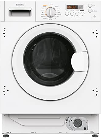 Statesman BXD0806 Integrated Washer Dryer 1400rpm, 8kg Wash Load, 6kg Dry Load, 16 Programs, 24 Hour Delay Timer, Child Lock, Sound Off, LED Display, Baby Care
