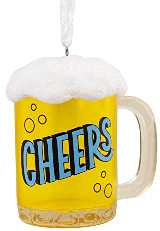 Hallmark Bier-Ornament für Weihnachtsbaum, Feiertags-Cheers Becher