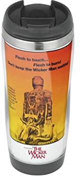 The Wicker Man 1973 Poster - Reisebecher, Thermo-Isolierbecher für heiße und kalte Getränke
