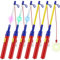 Geepen LED Laternenstab 30 cm für St. Martin, 6PCS Batteriebetrieben Mehrfarbige Kinder Led-laternenstab für Martinsumzüge, Halloween, Kinderparty, Kostümparty und Weihnachten