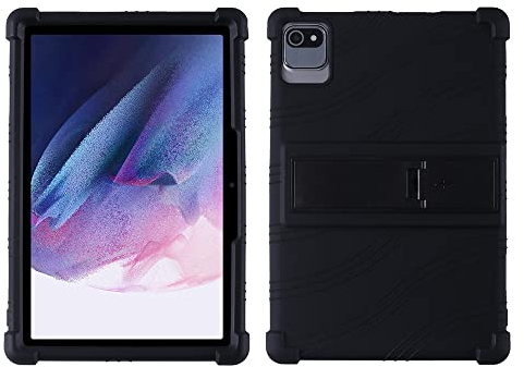 FKQLH Case for MB1001 Tablet 10.1, Silicone Protective Cover for Moderness MB1001/Okaysea 10.1 Tablet,for HAPPYBE/ANYLAKE/Freeski OLEXEX Bestski/Velorim/CZZ/ZZB 10 inch, Black