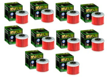Kit de 10 filtros de aceite Hiflo HF116 Honda CRF450 R-2 2002