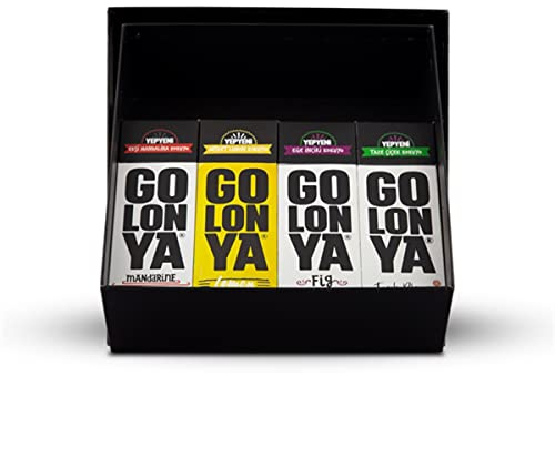 Golonya - Lot 3 Eaux de Cologne + 1 Offerte - LEMON - MANDARIN - FIG - 1 PARFUM SURPRISE - Quatre Bouteilles de 250ml - Parfum Unisex