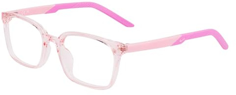 NIKE Brille Größe 47 mm Soft Pink,Playful Pink, EYE SIZE: 47 BRIDGE: 17 HORIZONTAL MEASUREMENT: 47 VERTICAL MEASUREMENT: 35