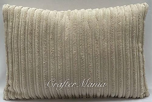 Handmade Rectangle Soft Jumbo Cord Cushion Covers Pillowcase Bed Sofa Home Décor