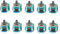 Lot de 10 pièces de joystick analogique 3D, capteur de manette de jeu, pièce de rechange pour manette de PS5