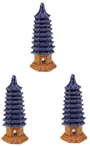 FRCOLOR 3st Orientalische Deko Aquarium Turm Groß Japan