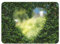 Platzdeckchen, Kork, Herzform, Buchsbaum, Kunst, Liebe, Natur, groß, 39,5 x 28,5 cm, 4 Stück