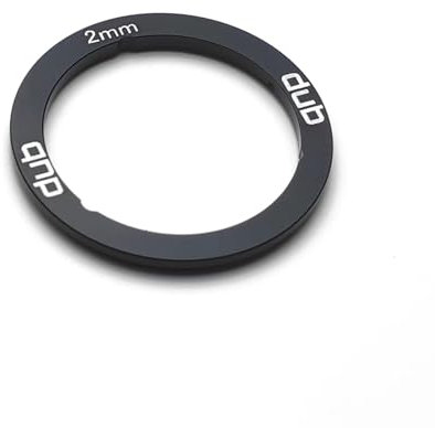 takewell Dub Innenlager-Spacer für SRAM Dub Innenlagereinbau, Aluminium, Schwarz, 1 Stück, Breite: 2 mm. Der Abstandshalter aus Aluminiumlegierung ersetzt den Abstandshalter aus Kunststoff.