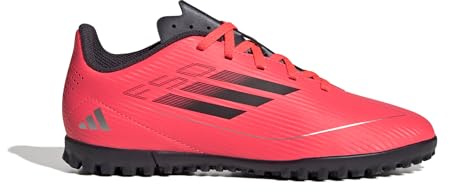 adidas Unisex Children's F50 Club Turf C Shoes, Turbo Aurbla Platinmet, 4.5 UK