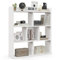 GIANTEX Bücherregal, Standregal mit 7 Würfeln, Raumteiler mit Kippschutzvorrichtungen, Würfelregal für Schlafzimmer, Büro, Wohnzimmer, 80 x 20 x 90 cm (Weiß)