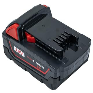 GHU High Yield Replacement Battery For M18 Battery For Milwaukee Cordless Power Tools 18V 5.0A 48-11-1852, 48-11-1865, 48-11-1880, 48-11-1850, 48-11-1820, 48-11-1840, 48-11-1844 0.48-11-18
