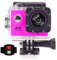 BSLVWG 4K Action Camera 20MP WiFi 30M Waterproof Sports Camera Underwater Camera for Vlog With Ultra HD 170°Wide-Angle 2.4G Remote Control Anti-Shake 2.0'' LCD Screen with Accessories Kit (Pink)