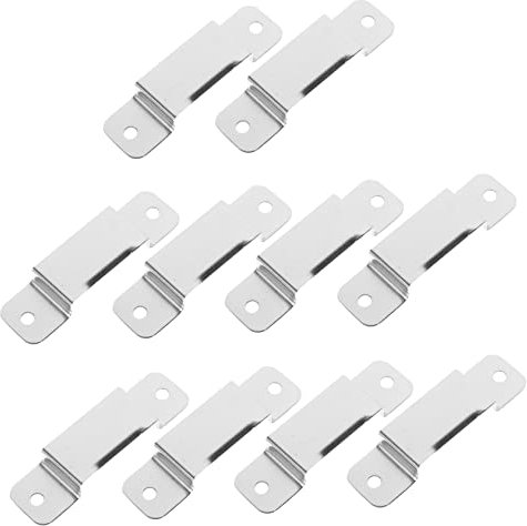 Housoutil 10 Stück Metall Maßbandhalter Clip Mit Schrauben Kompakter Werkzeugclip Aus Eisen Gürtel Und Taschenclip Mit Konvexem Design Für Werkzeuggürtel Und Mobile Nutzung
