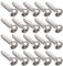 TA-VIGOR 100Pcs Self Tapping Screws, M2.9 Phillips Pan Head Screw, 13mm Round Head Tapping Screws, Stainless Steel Machine Wood Fasteners Bolts for Wood, Drywall, Furniture, Repairing