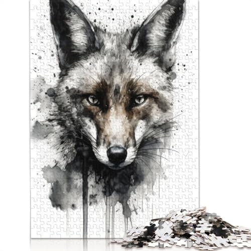 Fox RedFurred Marvel Puzzle für Erwachsene und Kinder. 1500-teiliges unmögliches Herausforderungsspielzeug, Lernspiele, Heimdekoration, Geschenke, 1500 Teile (85 x 57 cm)