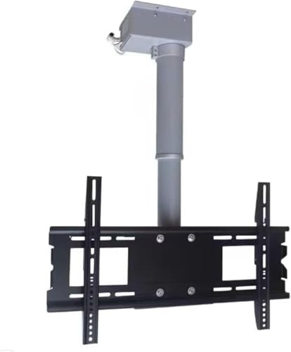 Ceiling TV Bracket, Electric Ceiling TV Mount, Adjustable Ceiling TV Mount Bracket, Electric TV Lift With Remote Control TV Wall Bracket Mount(120cm)