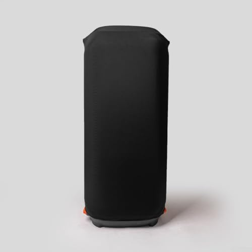 Copertura antipolvere per altoparlante compatibile con JBL 710/720, su misura 28 x 18 x 8 cm, in tessuto elastico alto, resistente alle intemperie, custodia protettiva per esterni, nera, per viaggi e