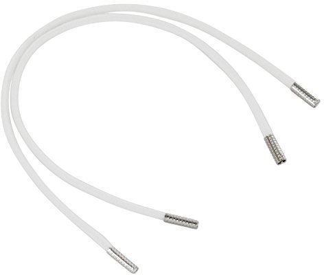 REMA 1 Paar Schnürsenkel Weiß - rund - dünn - Ø ca. 2,5 mm von 20 cm - 300 cm (150 cm, Weiß)