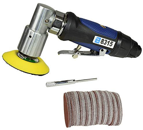 3 75mm Air Angle Sander Grinder Polisher Sanding and 100 Pack Mixed Discs