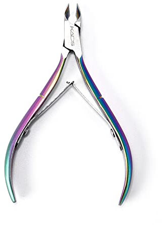 Rolabling Pro Stainless Steel Nail Art Cuticle Nipper Clipper 1 Pcs Rainbow Cuticle Scissor Dead Skin Remover Manicure Nail Art Tools