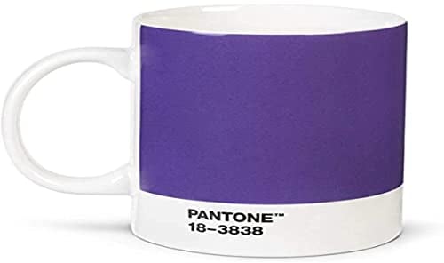 Copenhagen design Pantone Mug, Coffee/Tea Cup, fine China (Ceramic), 375 ml, Ultra Violet 18-3838 (COY), 1 unità (Confezione da 1)