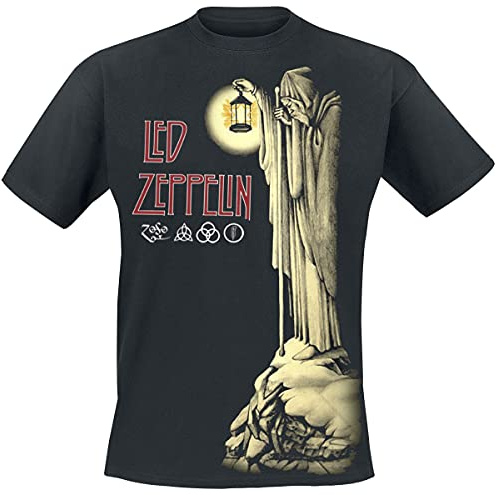 Led Zeppelin Men's T-Shirt Black Black