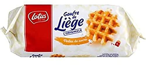 Lotus Gaufres de Liège l'Originale perle de sucre - Les 7 gaufres de 45 g